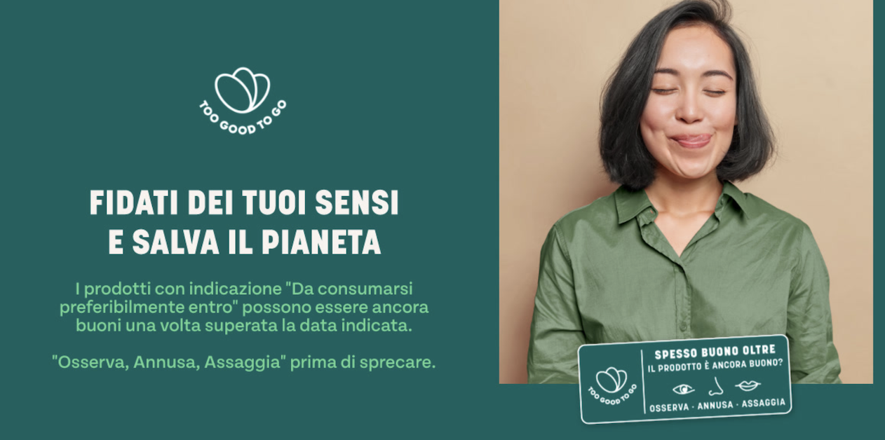 Spreco alimentare ed etichette: l'indagine di Too Good To Go